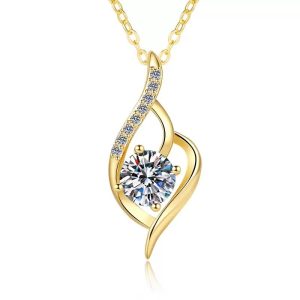 ethereal twist pendant necklace